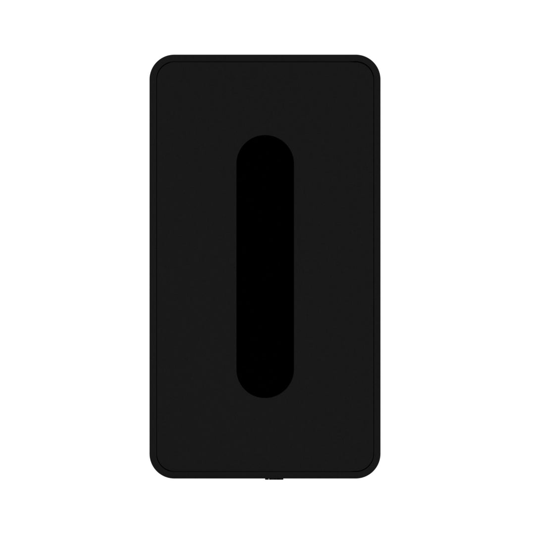 DESIGNSTUFF ARC Rectangle Tissue Box, Black