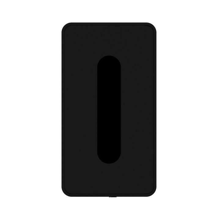 DESIGNSTUFF ARC Rectangle Tissue Box, Black