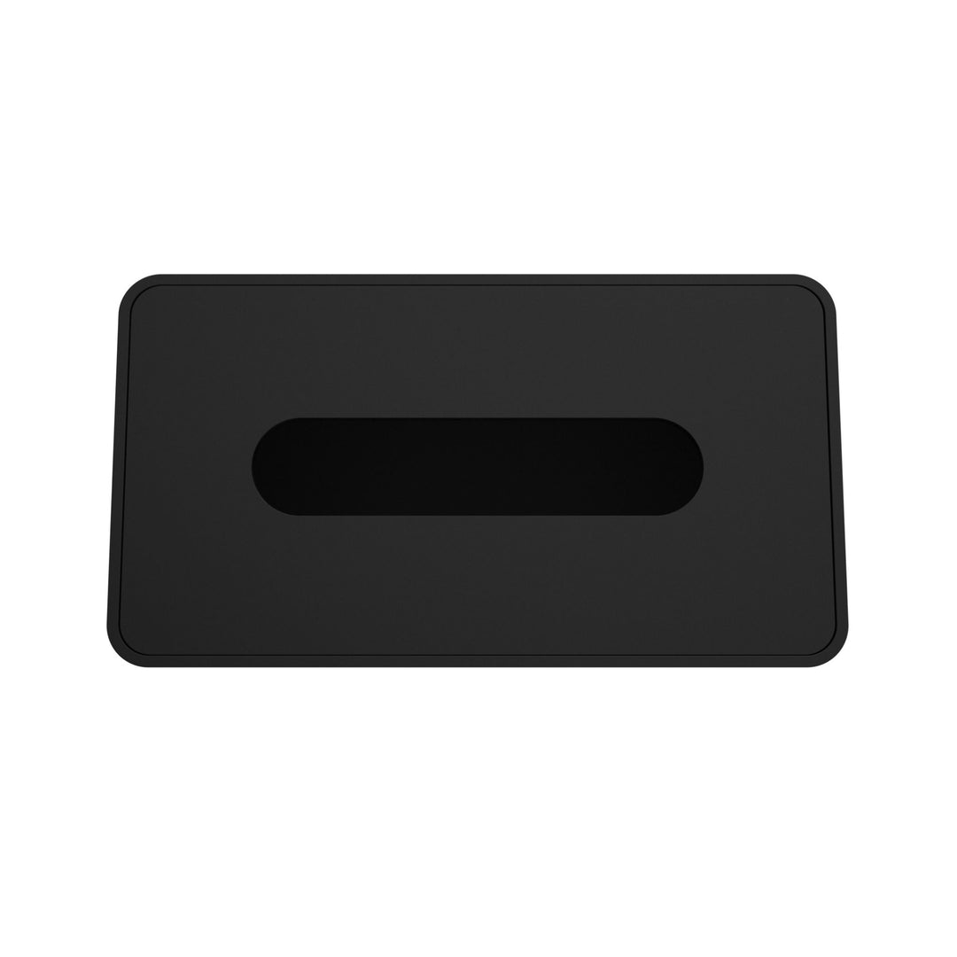 DESIGNSTUFF ARC Rectangle Tissue Box, Black