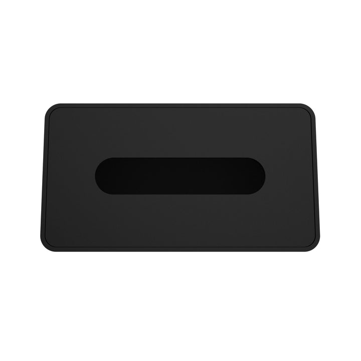 DESIGNSTUFF ARC Rectangle Tissue Box, Black