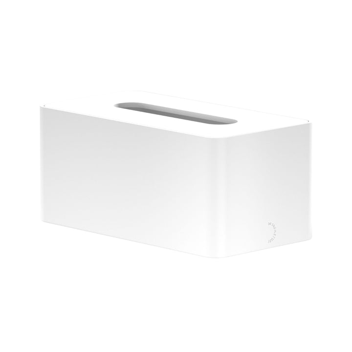DESIGNSTUFF ARC Rectangle Tissue Box, White