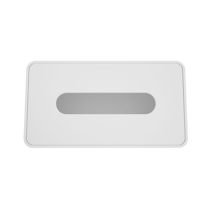 DESIGNSTUFF ARC Rectangle Tissue Box, White
