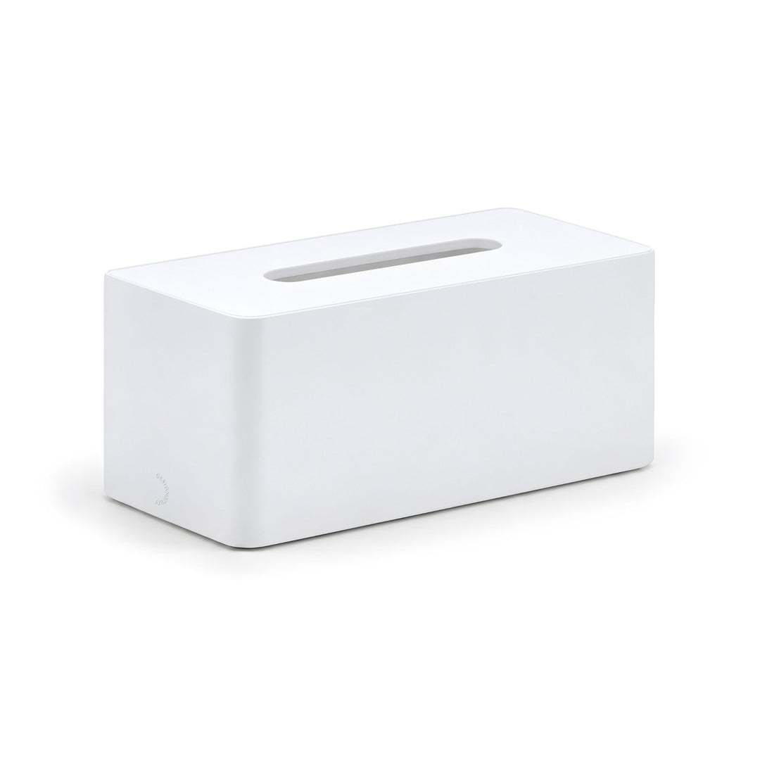 DESIGNSTUFF ARC Rectangle Tissue Box, White