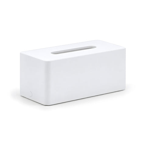DESIGNSTUFF ARC Rectangle Tissue Box, White
