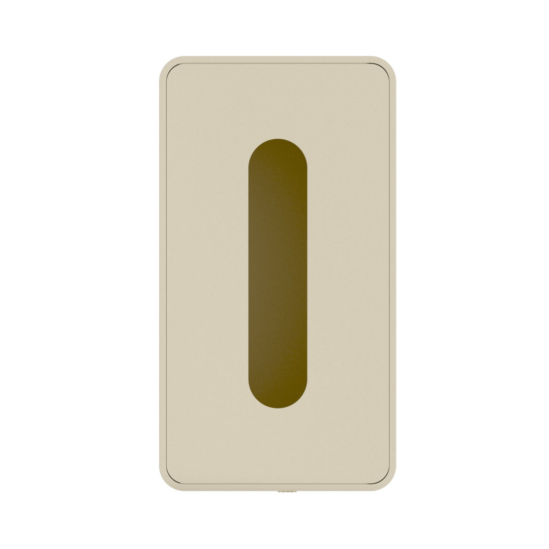 DESIGNSTUFF ARC Rectangle Tissue Box, Sand