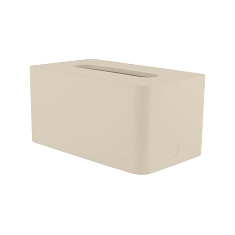 DESIGNSTUFF ARC Rectangle Tissue Box, Sand