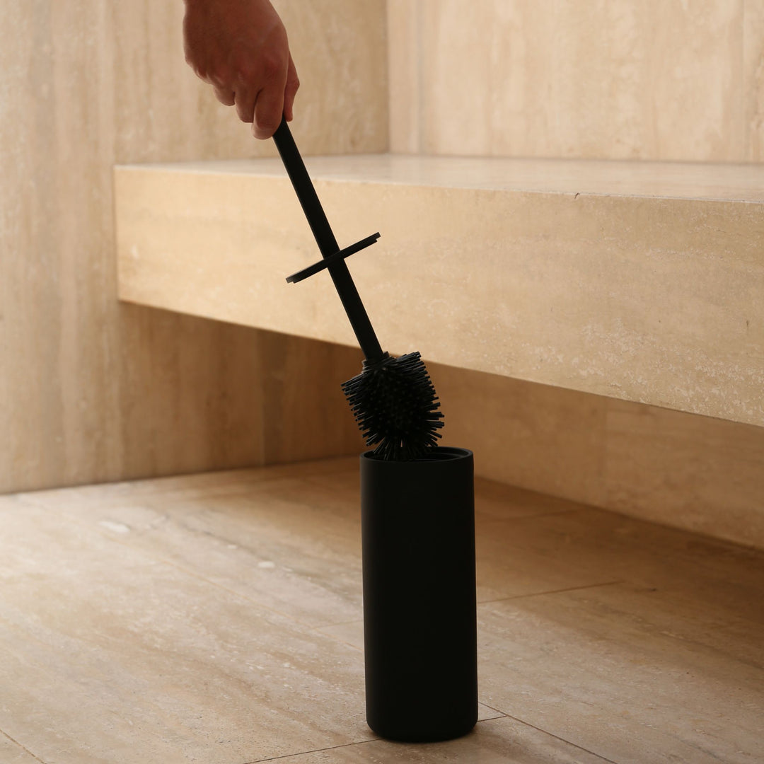 DESIGNSTUFF ARC Toilet Brush, Black