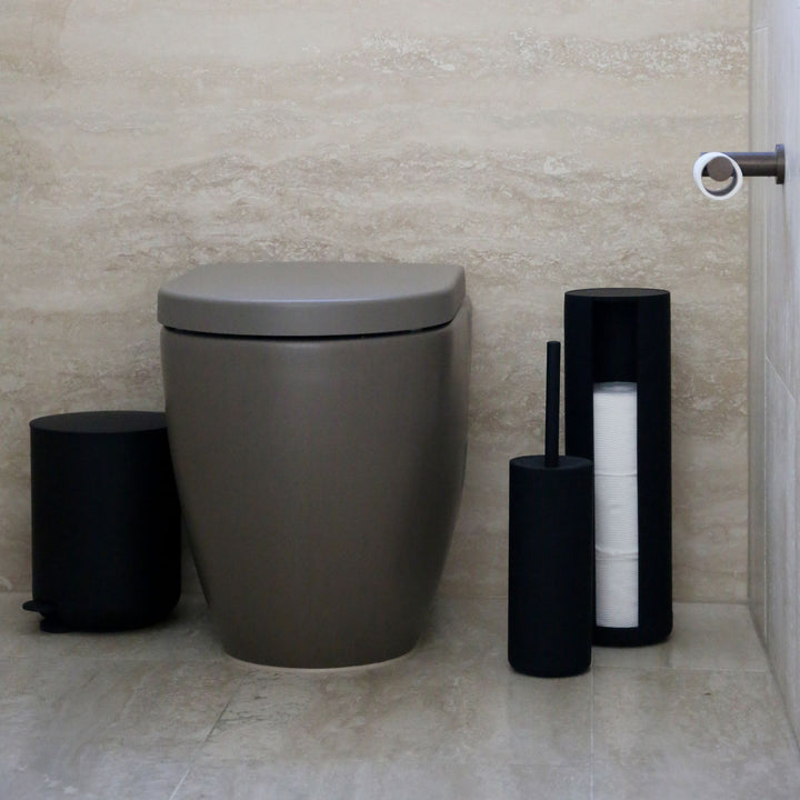 DESIGNSTUFF ARC Toilet Brush, Black