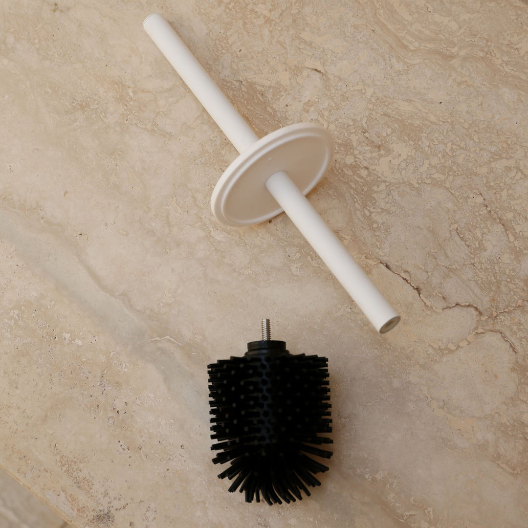 DESIGNSTUFF ARC Toilet Brush Head Silicone, Black
