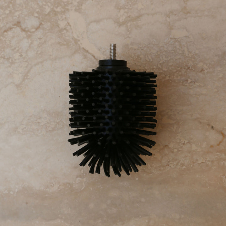 DESIGNSTUFF ARC Toilet Brush Head Silicone, Black