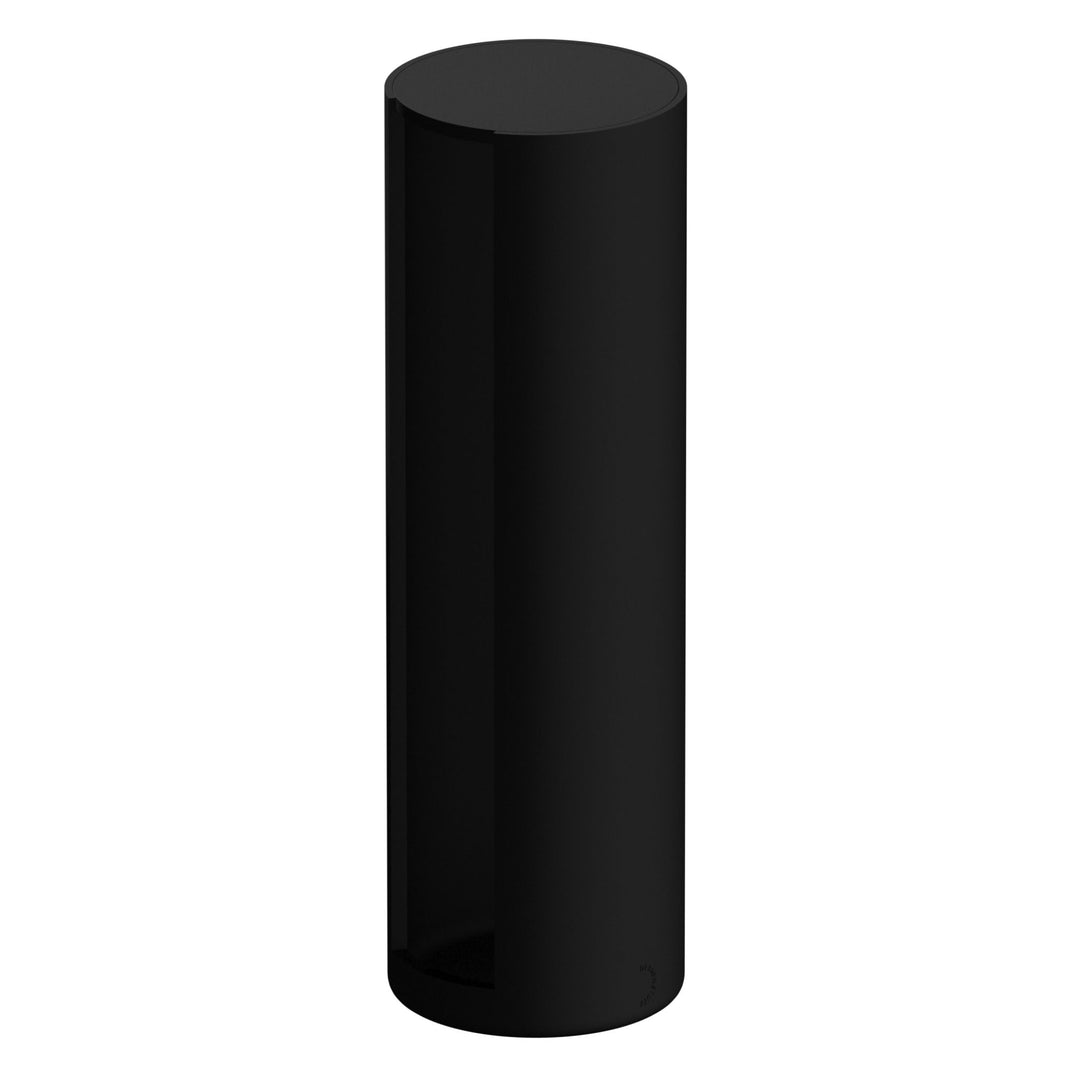 DESIGNSTUFF ARC Toilet Paper Storage Holder, Black
