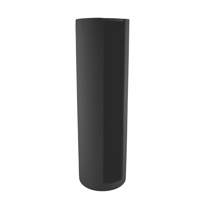 DESIGNSTUFF ARC Toilet Paper Storage Holder, Black