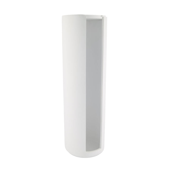 DESIGNSTUFF ARC Toilet Paper Storage Holder, White