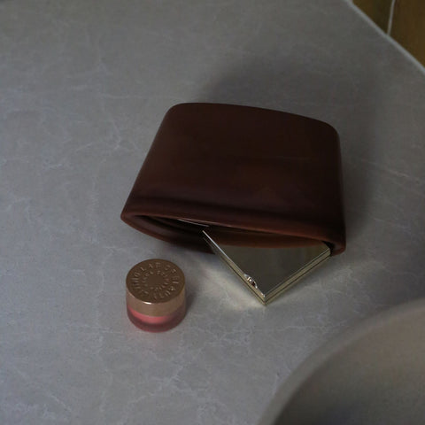 ENKEL STUDIO Keep Pouch, Silicone, Compact, Burgundy