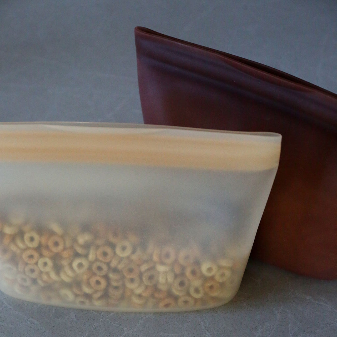 ENKEL STUDIO Keep Pouch, Silicone, Large, Caramel