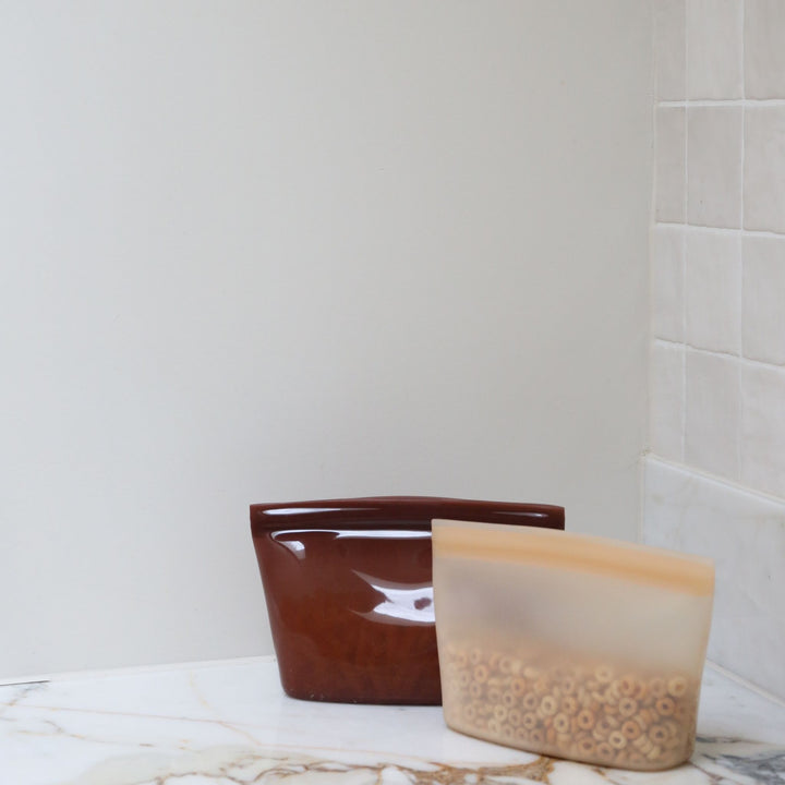 ENKEL STUDIO Keep Pouch, Silicone, Large, Caramel