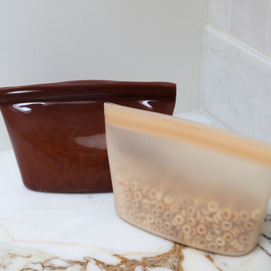 ENKEL STUDIO Keep Pouch, Silicone, Large, Caramel