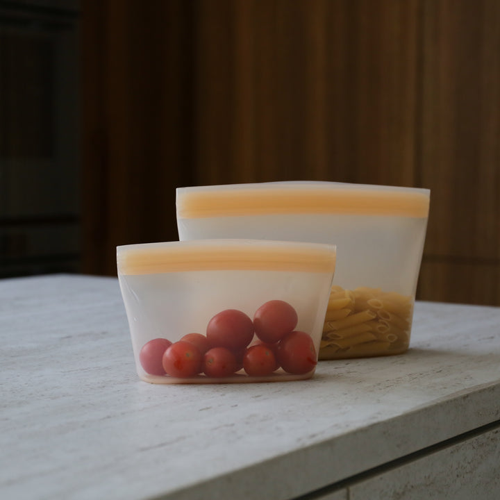 ENKEL STUDIO Keep Pouch, Silicone, Large, Caramel