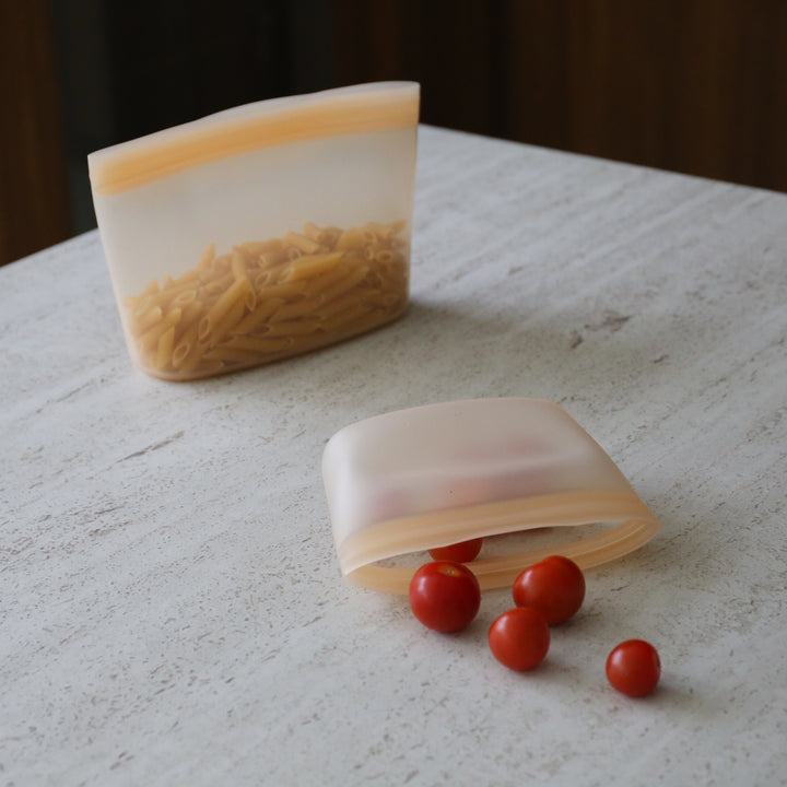 ENKEL STUDIO Keep Pouch, Silicone, Large, Caramel