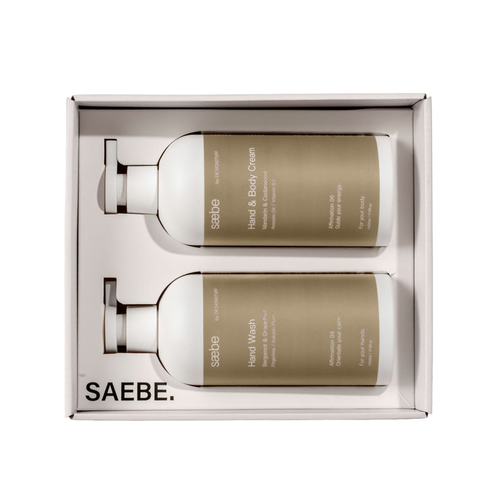 DESIGNSTUFF LUYO Saebe Gift Set, Hand Wash & Hand Cream, Fern