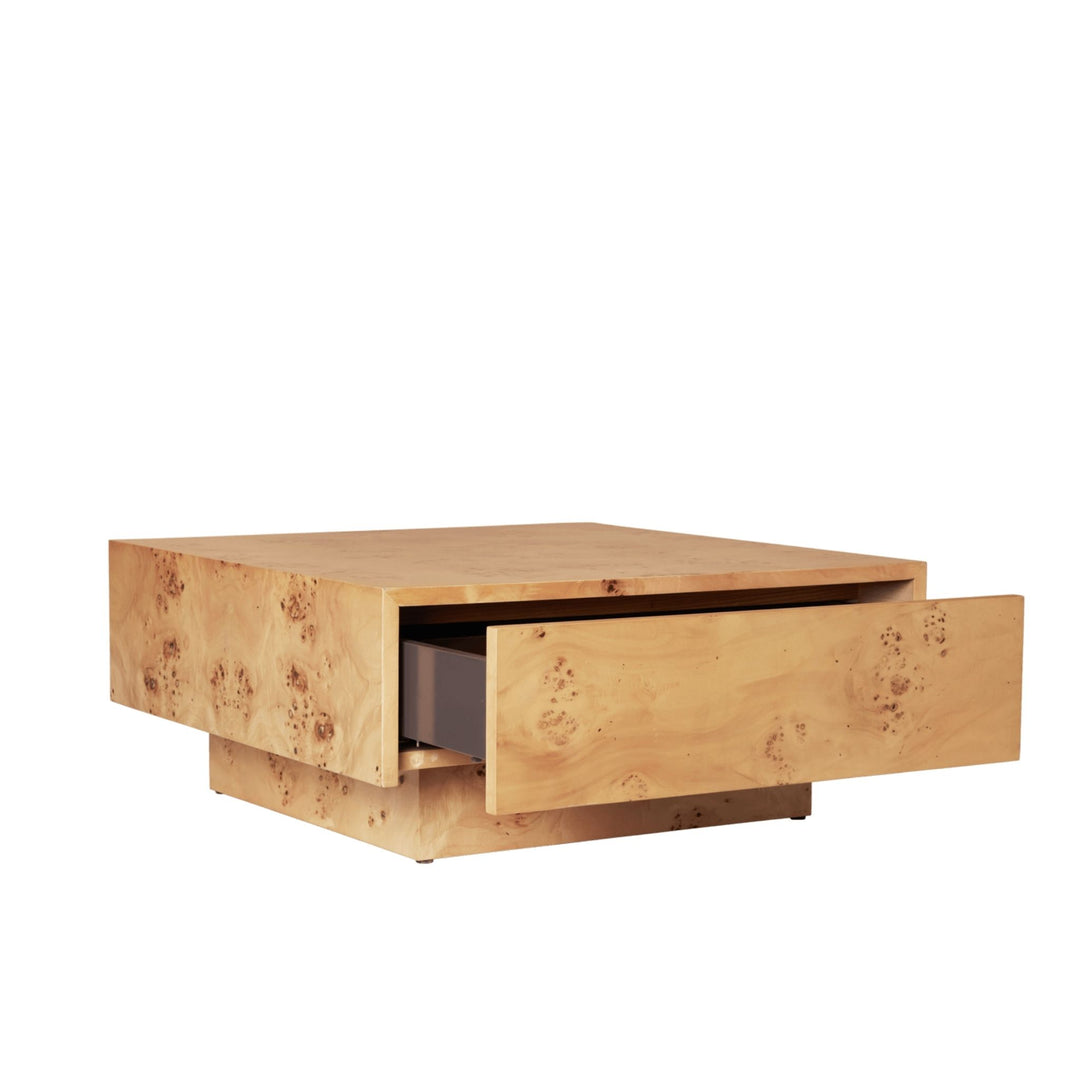 FERM LIVING Burl Storage Coffee Table, Natural