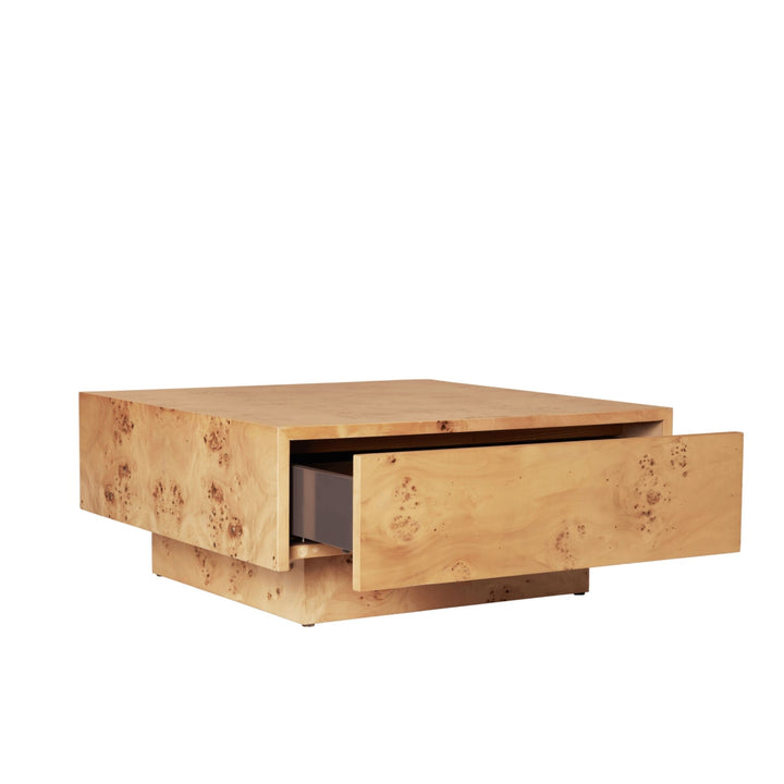 FERM LIVING Burl Storage Coffee Table, Natural