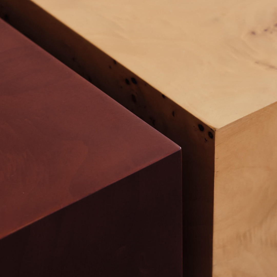 FERM LIVING Burl Storage Coffee Table, Natural