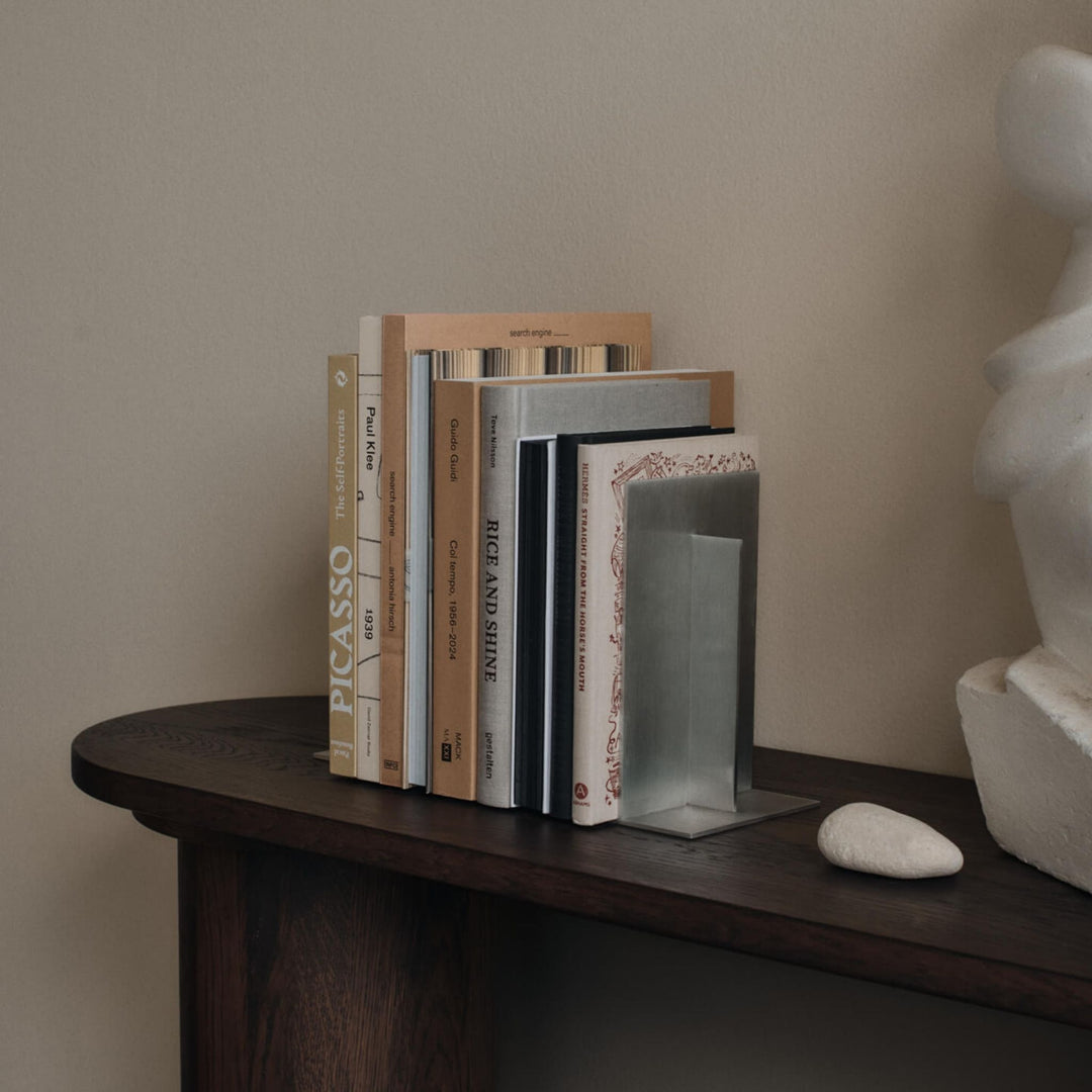 FERM LIVING Lager Bookends, Aluminium (Set of 2)