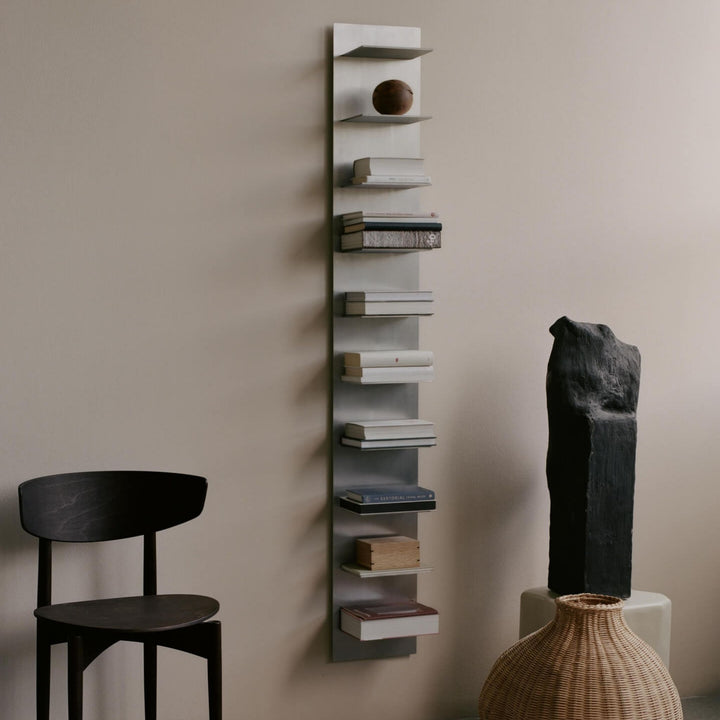 FERM LIVING Lager Wall Shelf, Tall,  Aluminium
