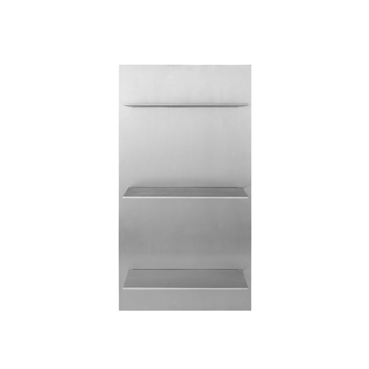FERM LIVING Lager Wall Shelf, Triple Small, Aluminium