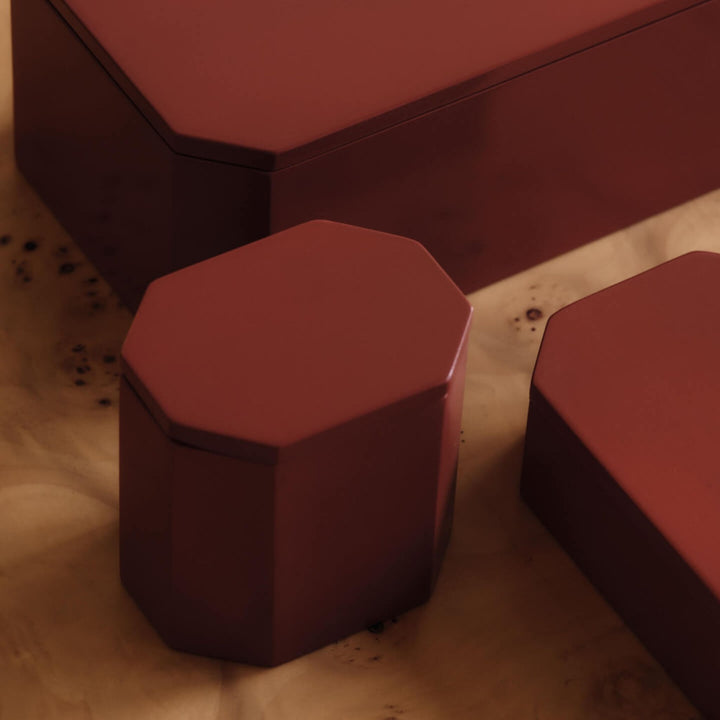 FERM LIVING Nova Storage Box, 10x7.5cm, Picante Red