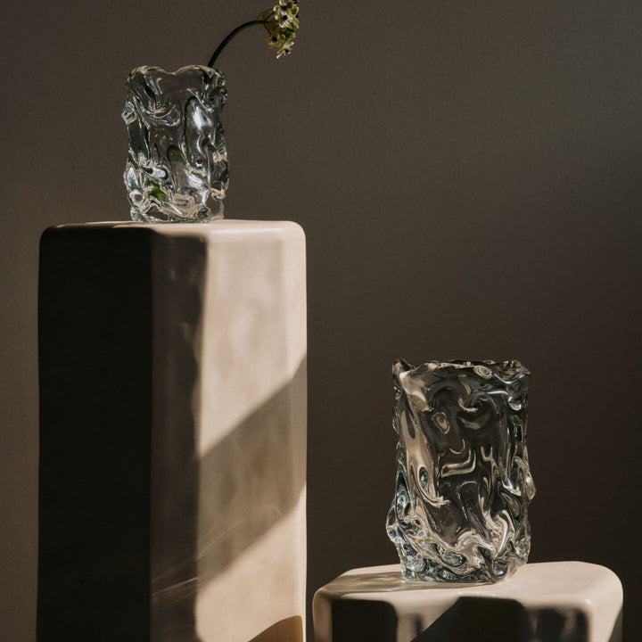 FERM LIVING Virelle Vase, H24cm Clear