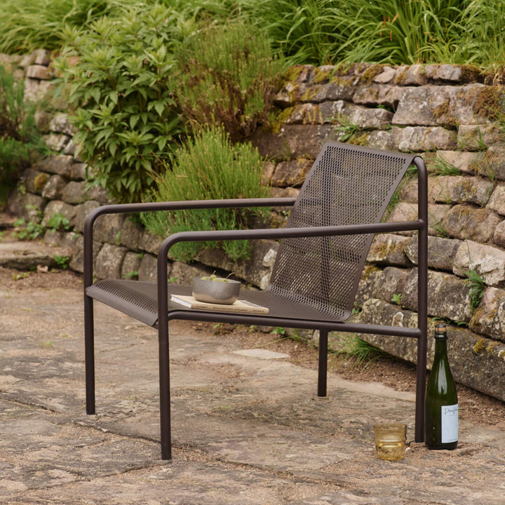 PRE-ORDER │ FERM LIVING Dapple Lounge Chair w/ Arms, Dark Chocolate