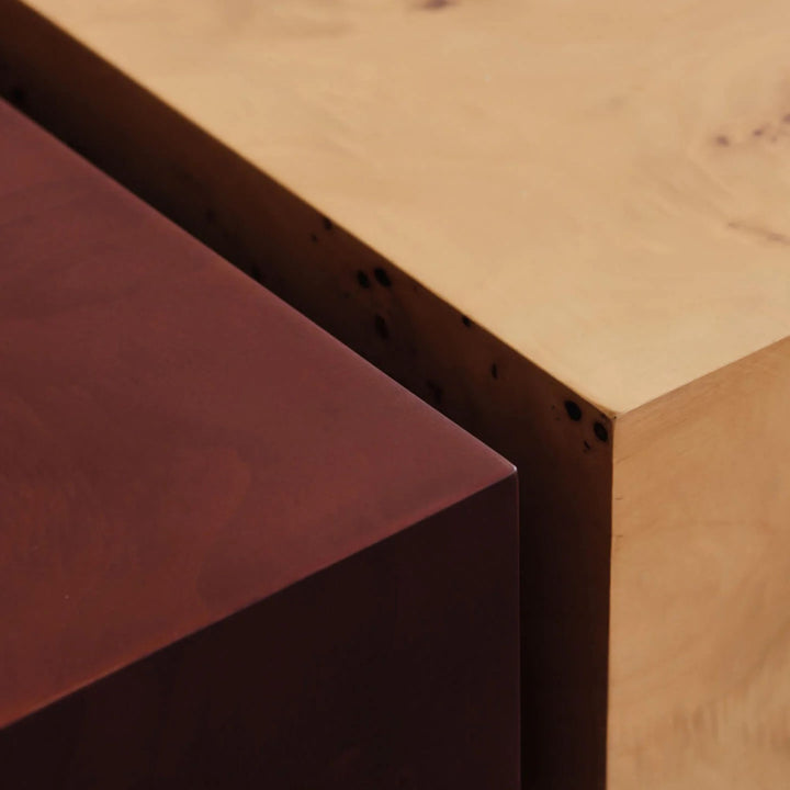 PRE-ORDER │ FERM LIVING Burl Storage Coffee Table, Dark Stained