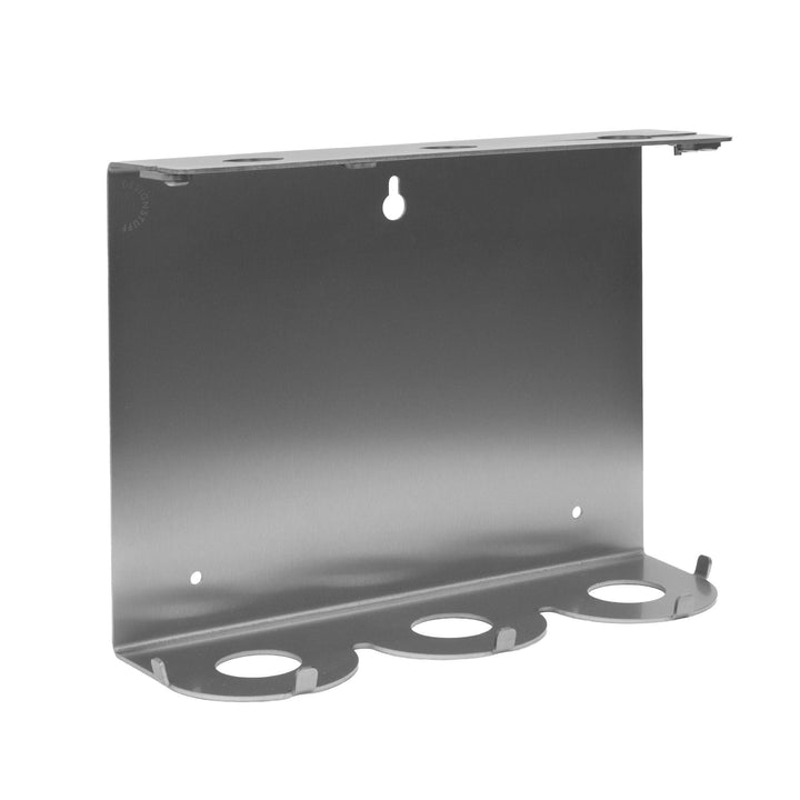 DESIGNSTUFF Lockable Soap Dispenser Holder, Triple 500ml, Brushed Steel