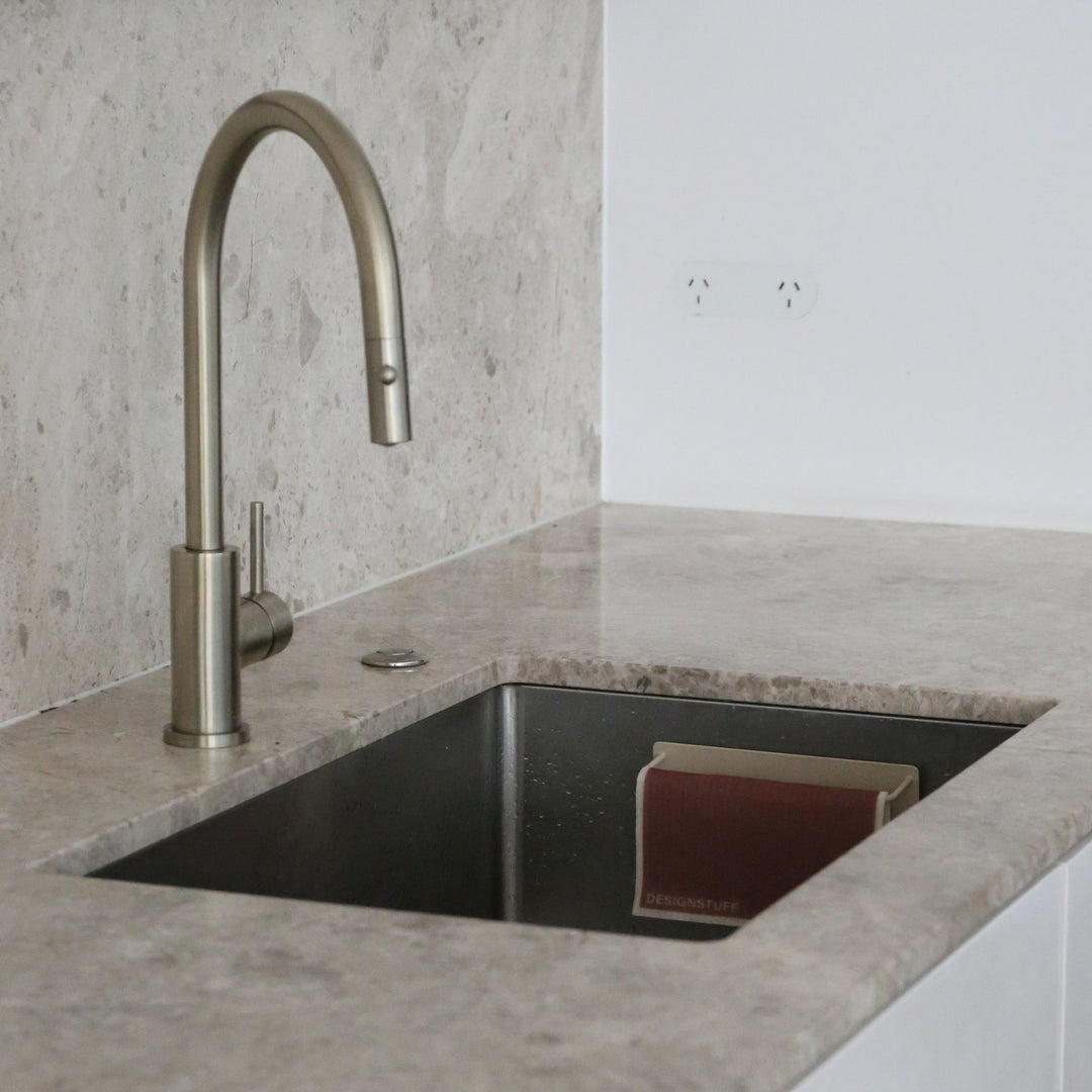 DESIGNSTUFF DRIP Dish Cloth Holder, Sand