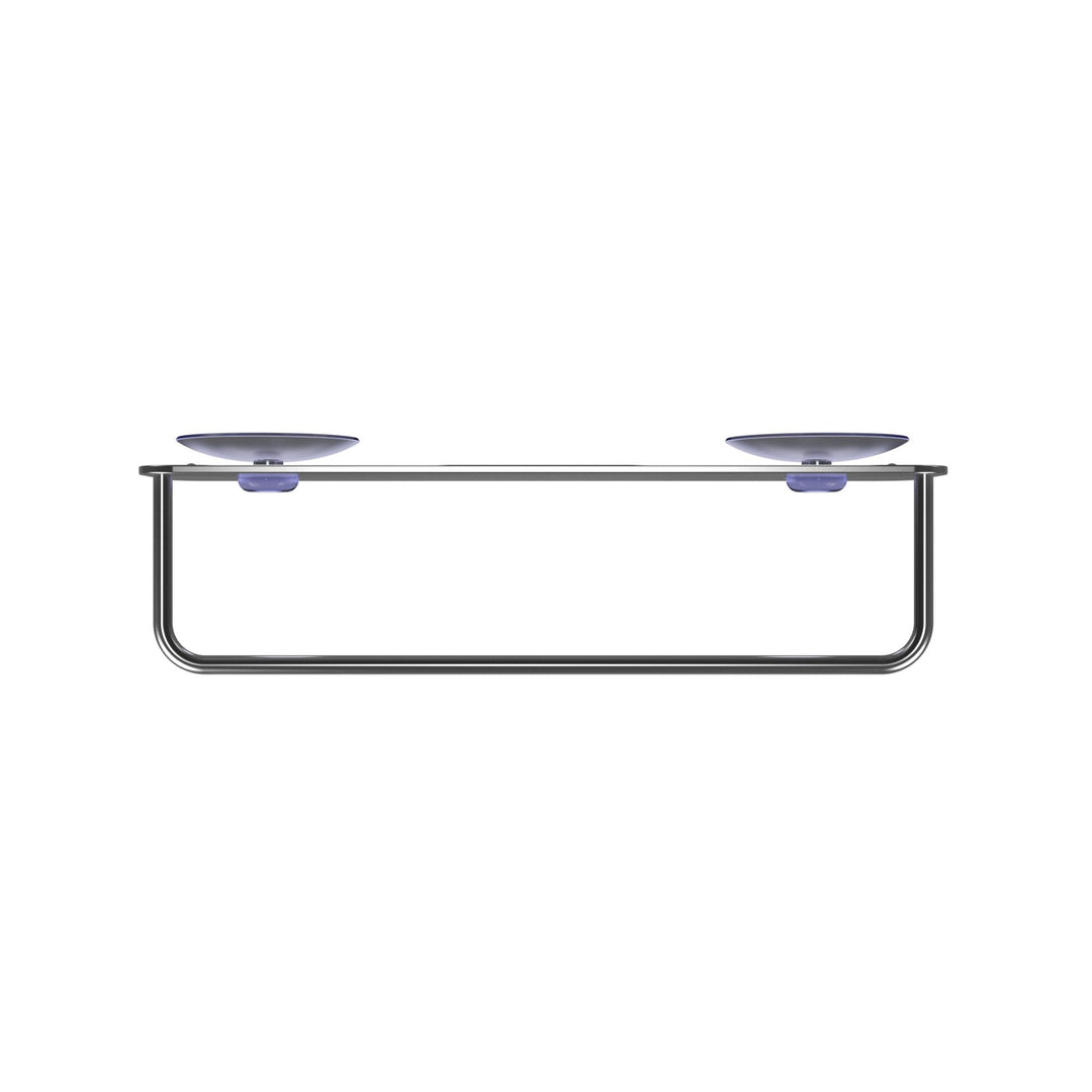 DESIGNSTUFF DRIP Dish Cloth Holder, Brushed Steel