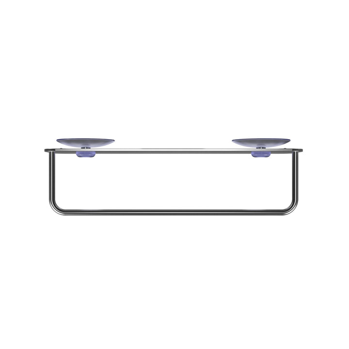DESIGNSTUFF DRIP Dish Cloth Holder, Brushed Steel
