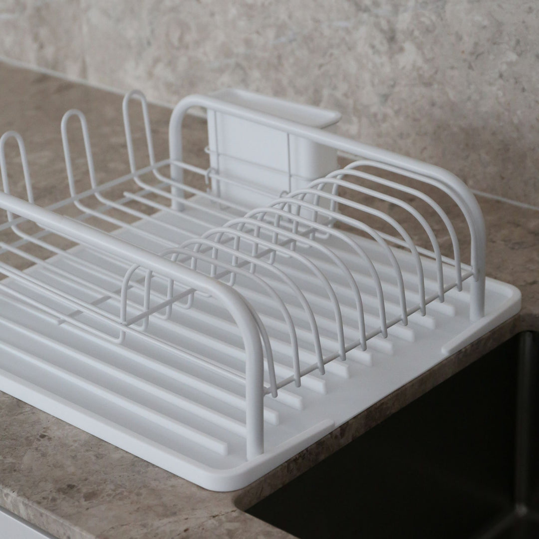 PRE-ORDER │ DESIGNSTUFF DRIP Curve Dish Rack, White