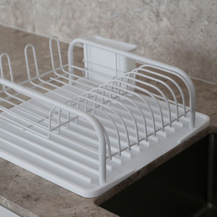PRE-ORDER │ DESIGNSTUFF DRIP Curve Dish Rack, White