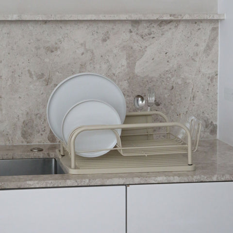 PRE-ORDER │ DESIGNSTUFF DRIP Curve Dish Rack, Sand