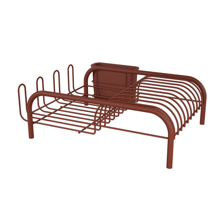 PRE-ORDER │ DESIGNSTUFF DRIP Curve Dish Rack, Brick