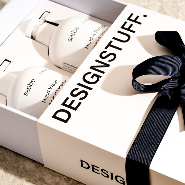 DESIGNSTUFF LUYO Saebe Gift Set, Hand Wash & Hand Cream, White