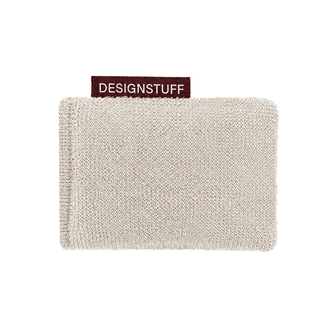 DESIGNSTUFF ETTA Hemp Marle Sponge, Cream/Brick (Set of 2)