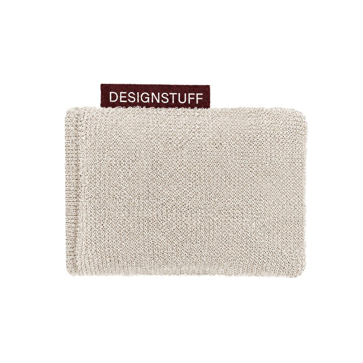 DESIGNSTUFF ETTA Hemp Marle Sponge, Cream/Brick (Set of 2)