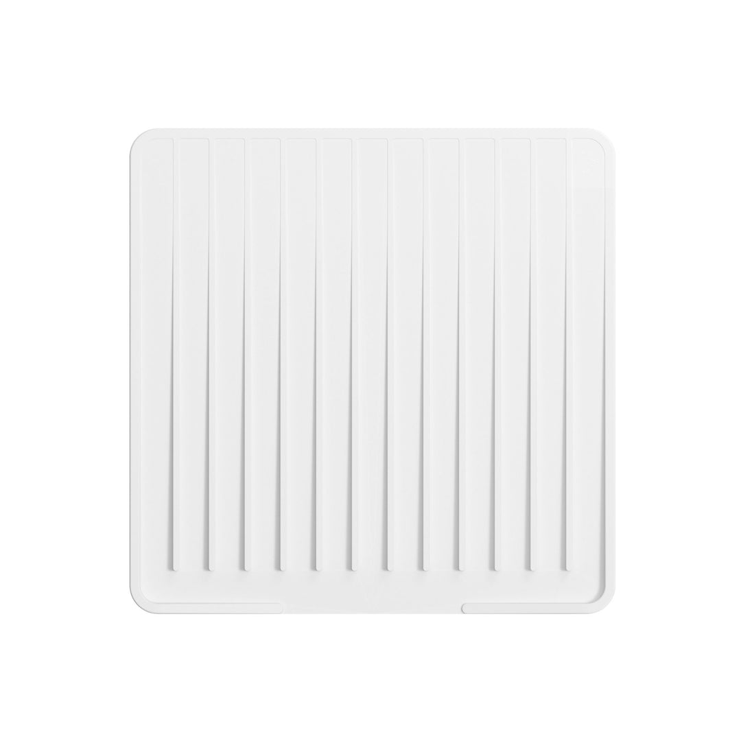DESIGNSTUFF DRIP Sink Mat, White