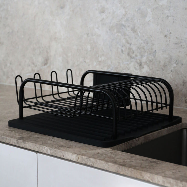 DESIGNSTUFF DRIP Sink Mat, Black