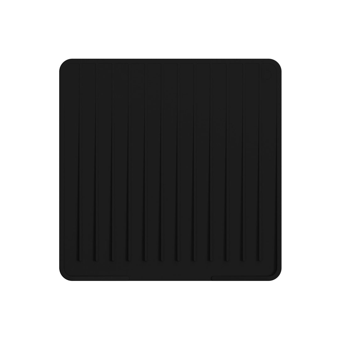 DESIGNSTUFF DRIP Sink Mat, Black