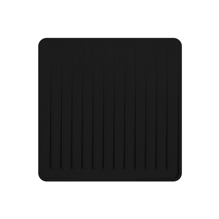 DESIGNSTUFF DRIP Sink Mat, Black
