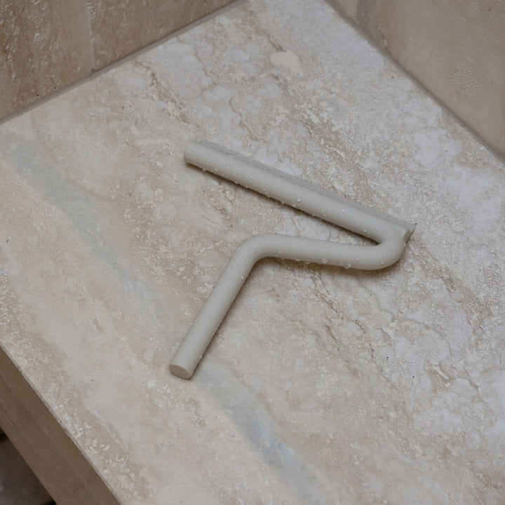DESIGNSTUFF CURV Shower Wiper, Sand